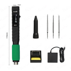 Kaisi K211 Portable Soldering Station Portable Soldering Iron Repair Tools Desoldering Station