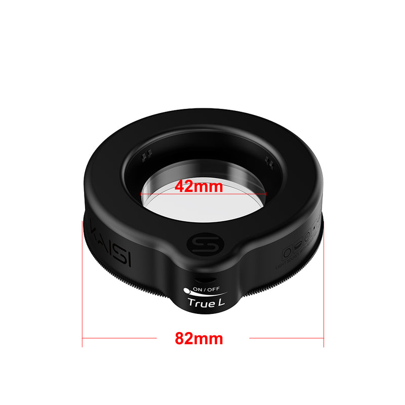 kaisi true L ring light, special light source for microscopes, adjustable polarized ring light, snap-on with oil-proof lens RL2 ring light