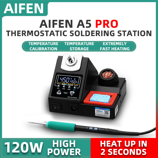 aifen a5pro precision soldering station component disassembly and repair 210 soldering iron tip