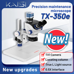 Kaisi 350e 1.3+ microscope mobile phone repair HD trinocular microscope motherboard CPU repair