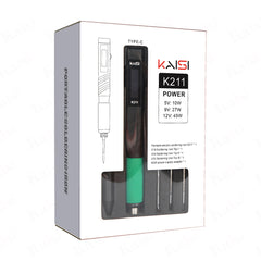 Kaisi K211 Portable Soldering Station Portable Soldering Iron Repair Tools Desoldering Station