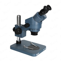 KAISI 37045 three-lens microscope continuous zoom can be connected to the display blue model