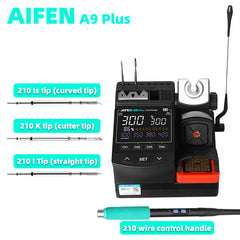 AIFEN A9plus Soldering Station Compatible Original Soldering Iron Tip 210/245/115 Handle Lead-free Electronic Welding Rework Station