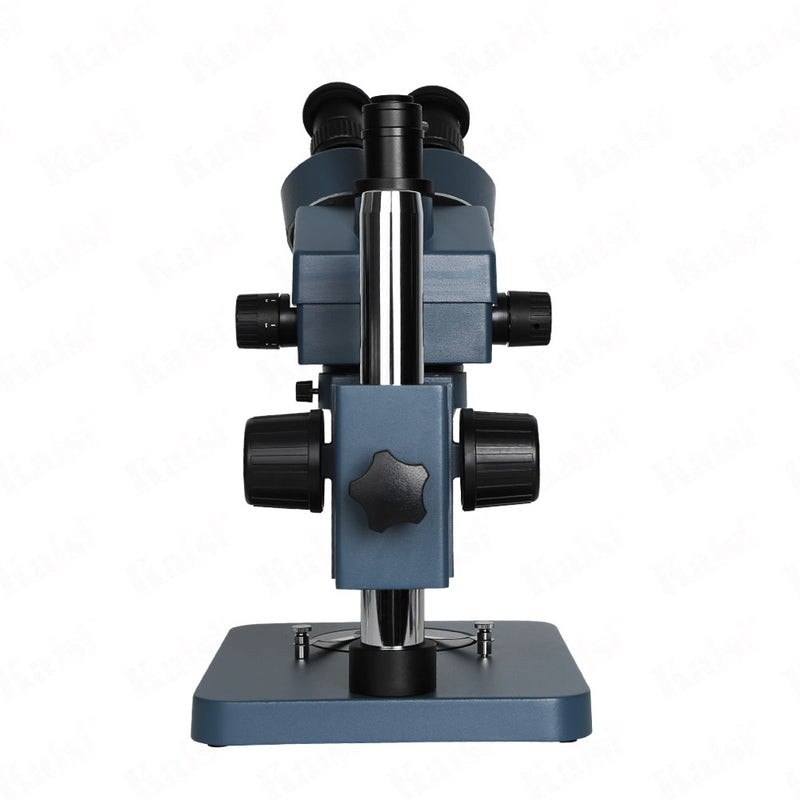 KAISI 37045 Trinocular Stereo Microscope.High resolution, high flatness and contrast, the image is clear and sharp.  Sharp stereoscopic upright image with wide field of vision. Precise alignment reduces eye strain during prolonged viewing.