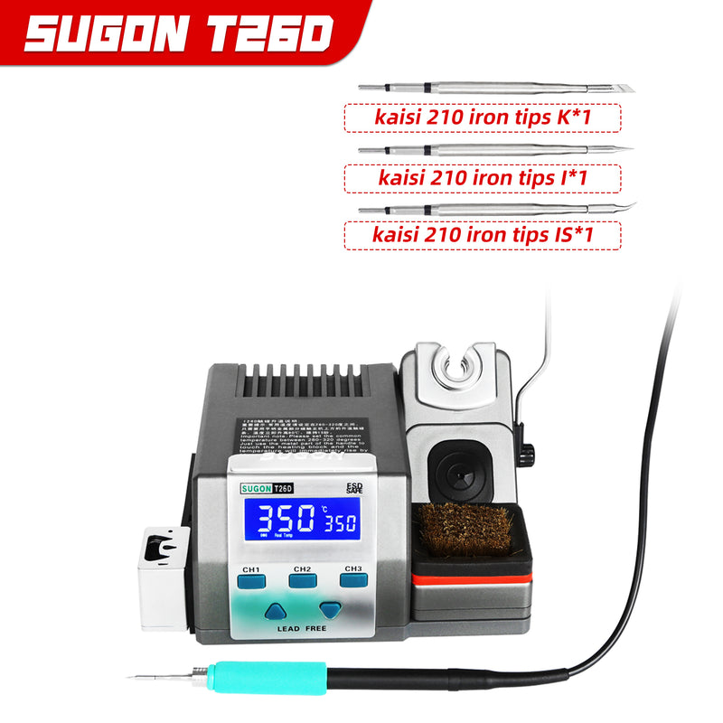 SUGON T26D Soldering Iron 210 Soldering tip fast heating and fast return temperature